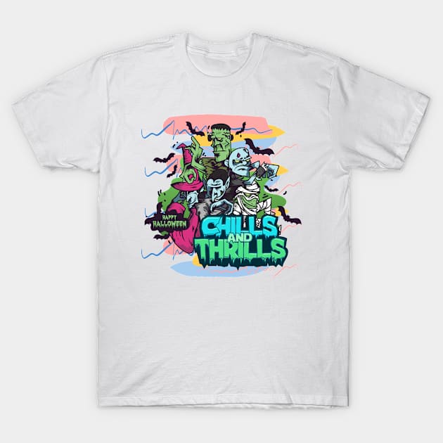 Chills And Thrills T-Shirt by After Daylight Project